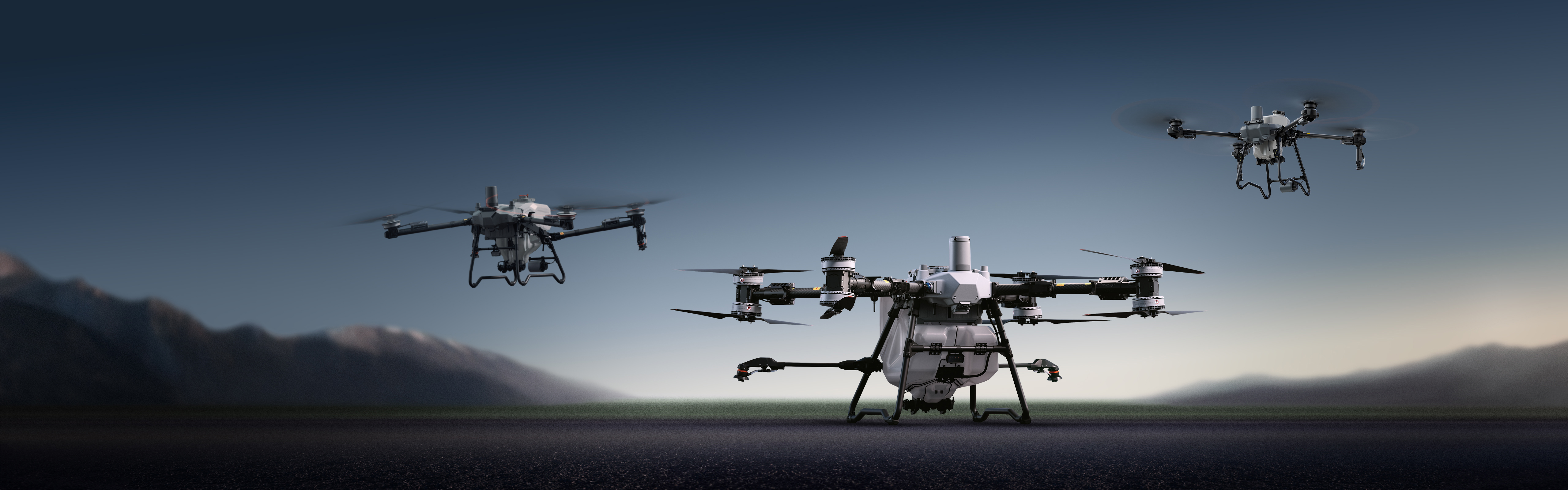 Drony DJI Agras z floty Agrodron